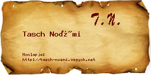 Tasch Noémi névjegykártya